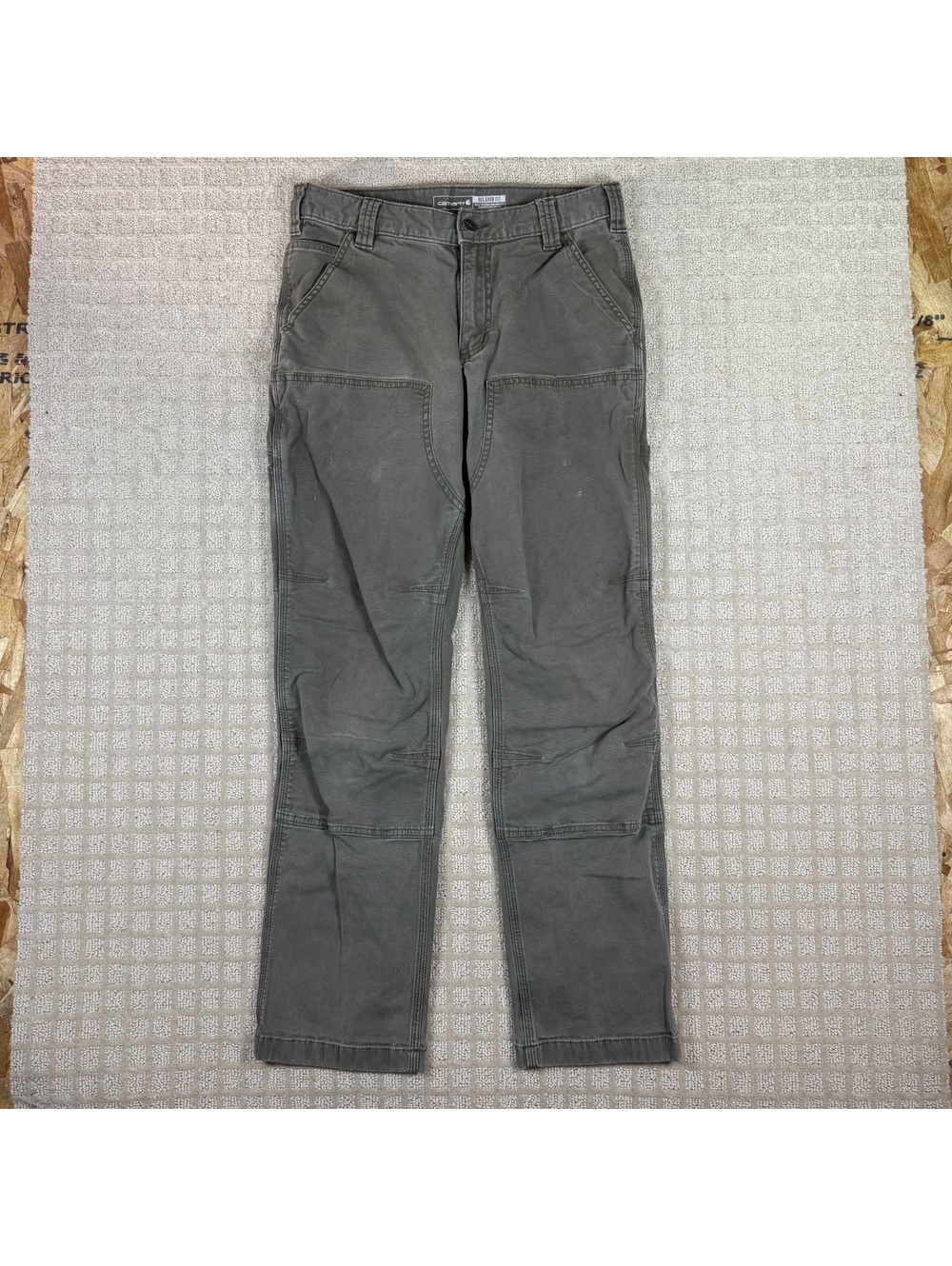 Carhartt Double Knee Carpenter Pants Olive 28x30